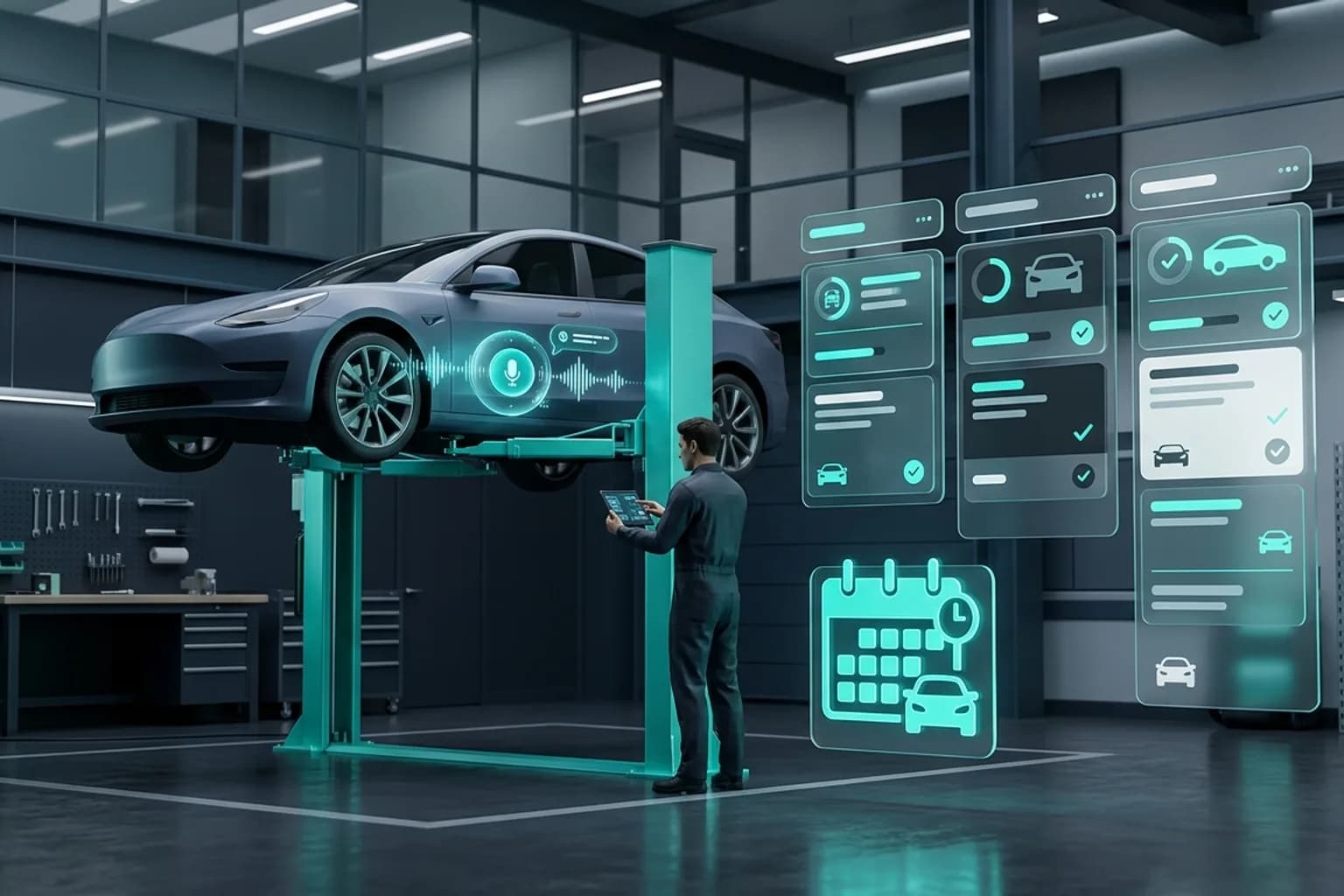 AI Scheduling and Work Order Tracking for Auto Repair and Tire Shops