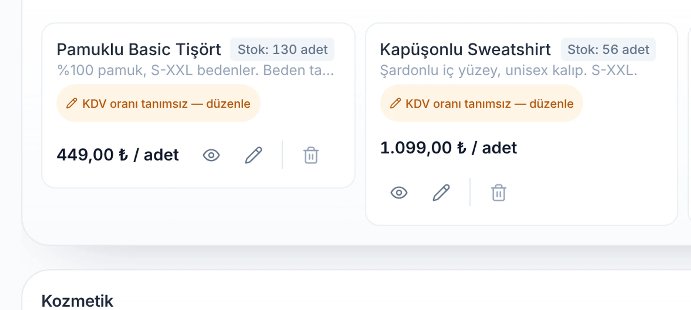 Düzenle simgesi için yakın görünüm
