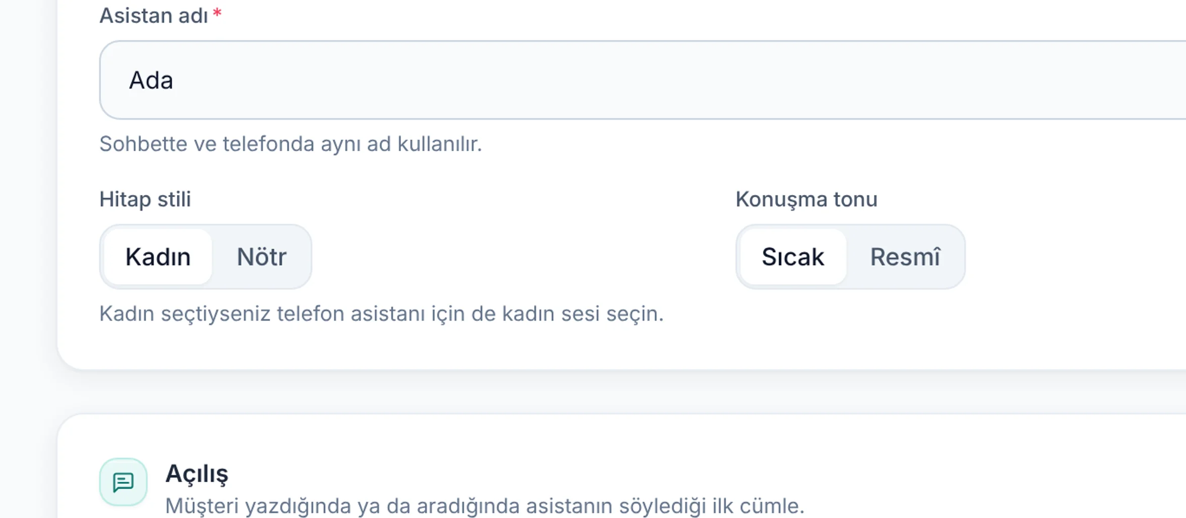 Hitap stili için yakın görünüm