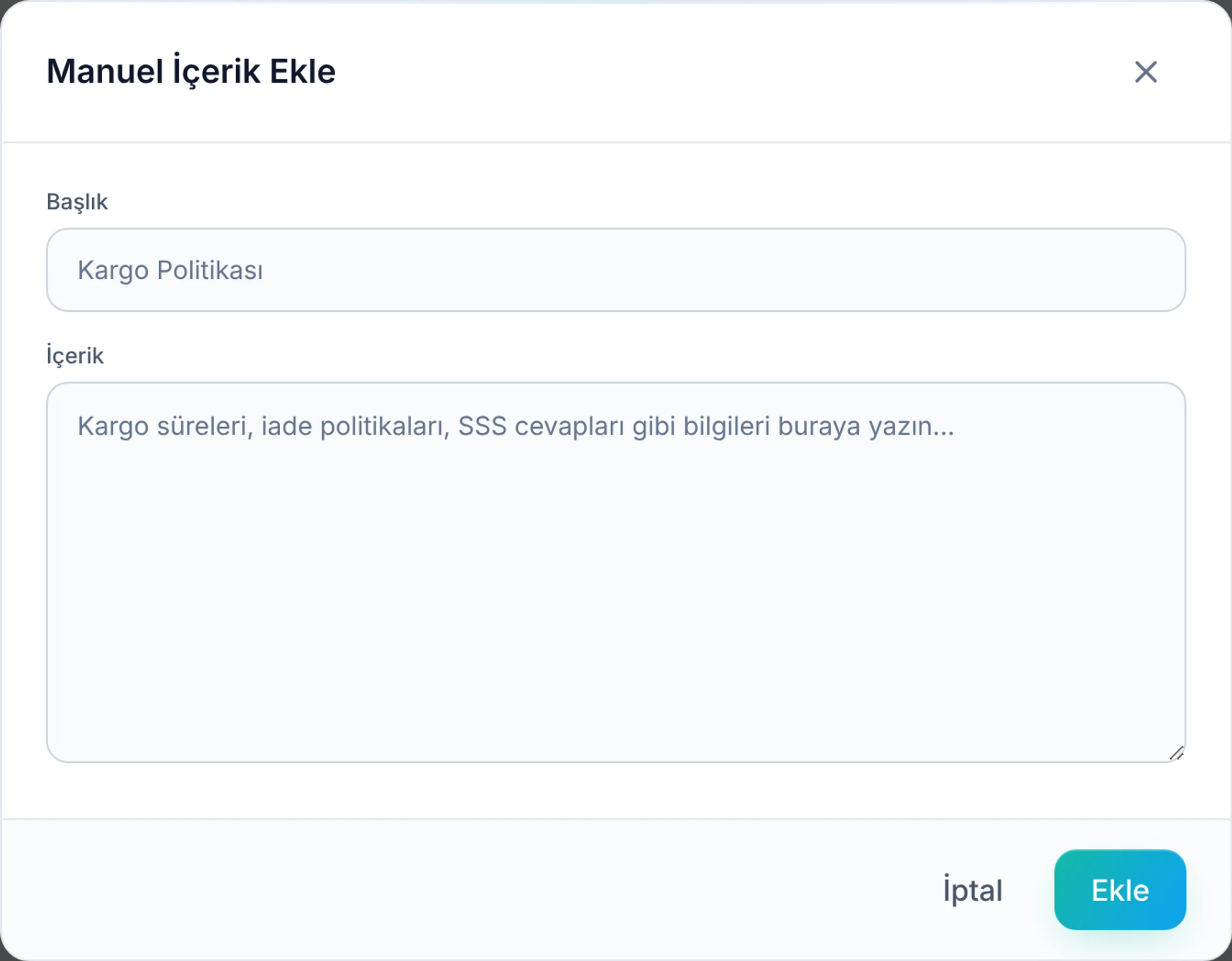 Başlık için yakın görünüm