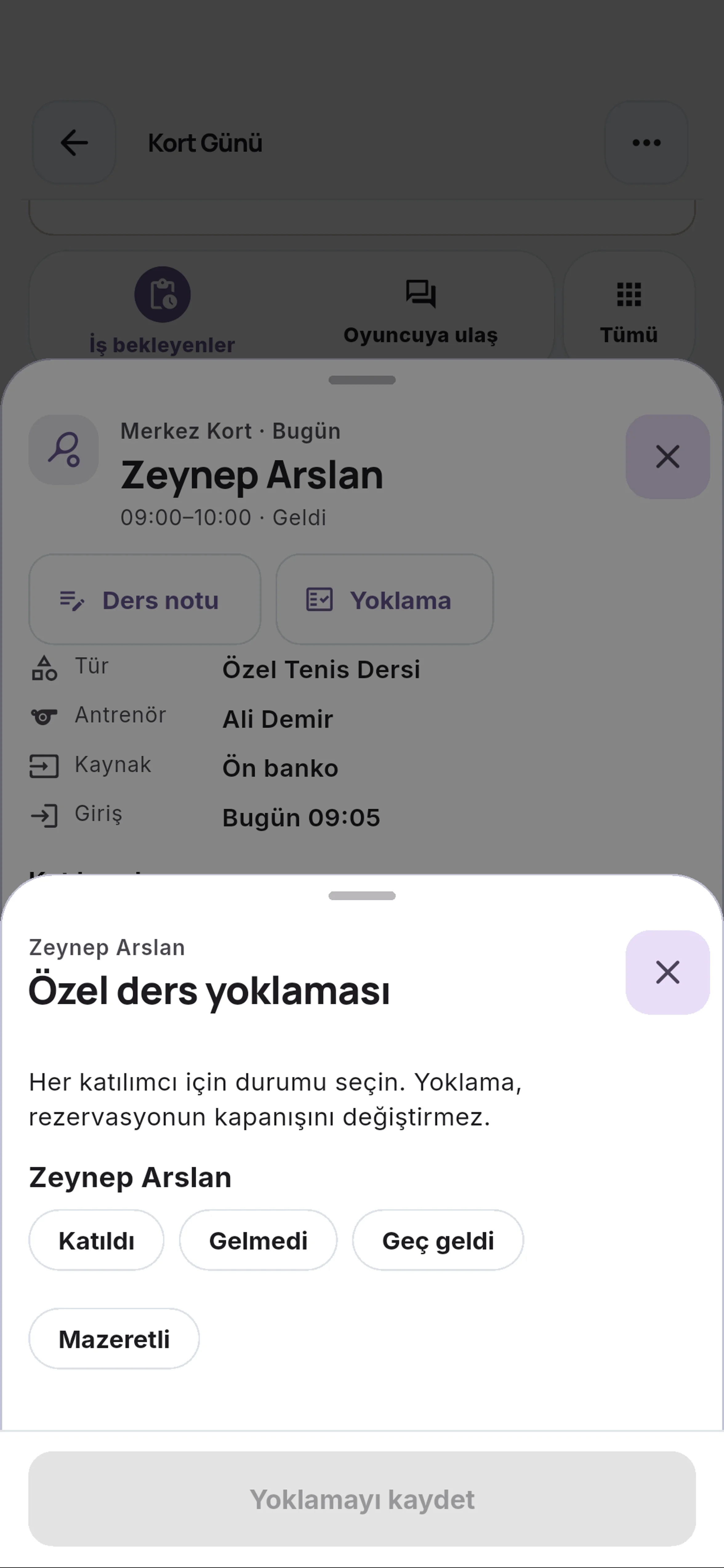 Katılım seçeneklerini okuyun için yakın görünüm