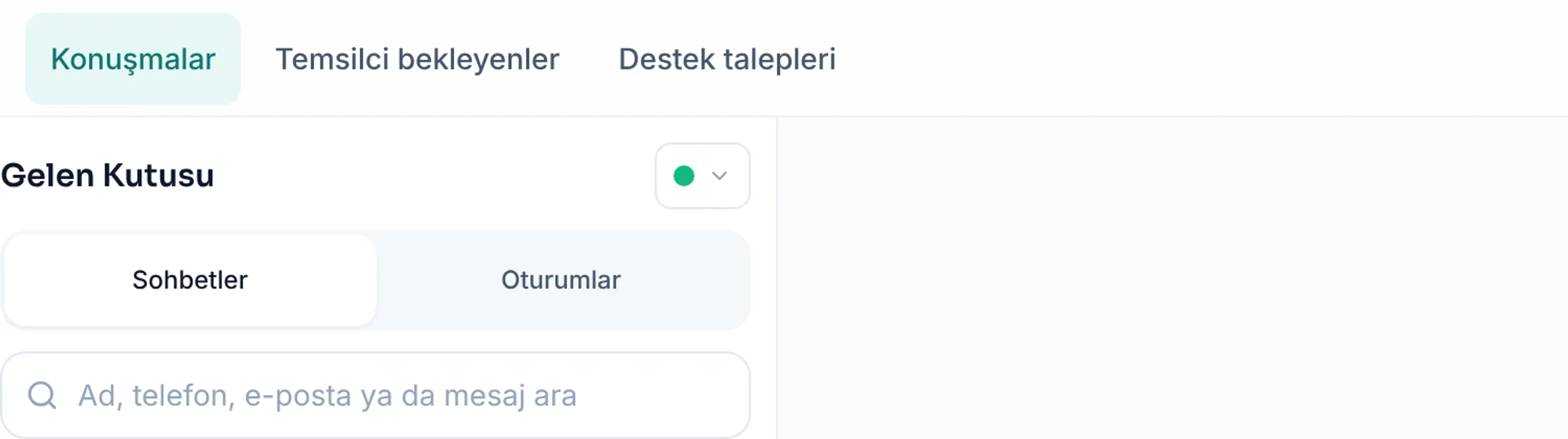 Asistan rezervasyonunu ve insana devri izlemek: Konuşmayı ve kanalı okuyun