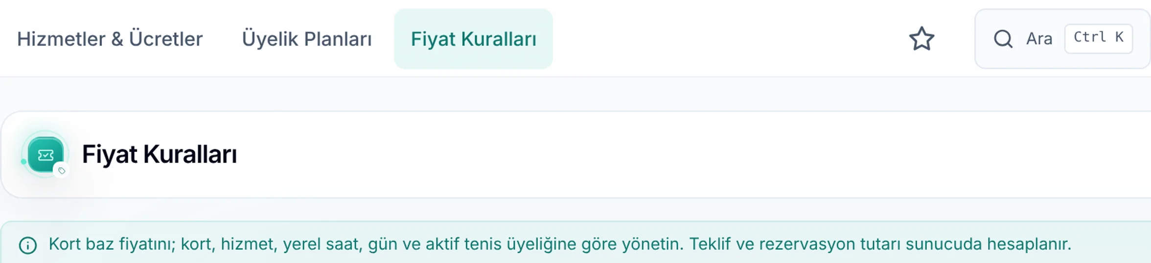 Yoğun saat ve üye fiyat kurallarını okumak: Kural kapsamını okuyun