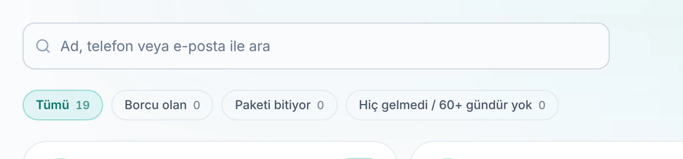 Çocuk oyuncu, veli ve onam kayıtlarını ayırmak: Oyuncu kaydını bulun