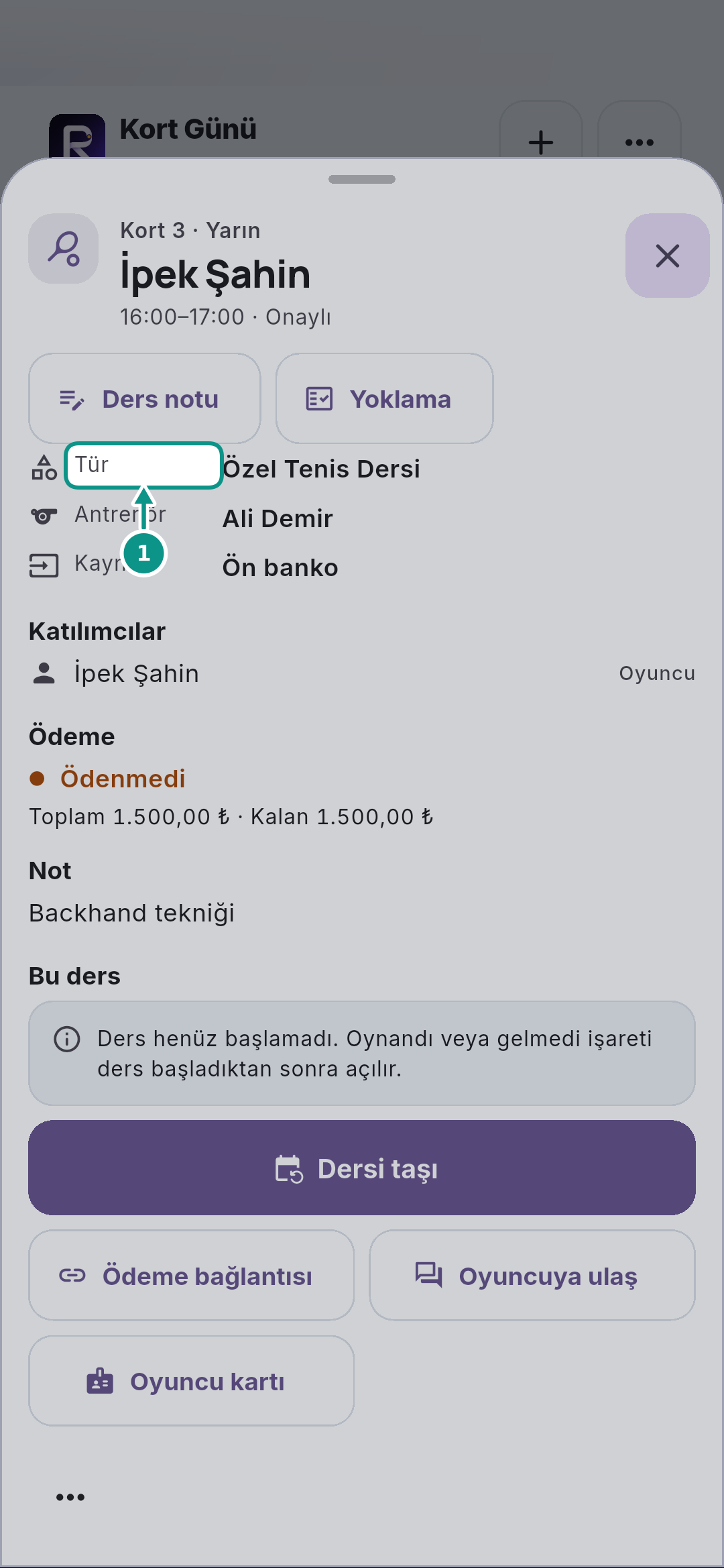 Rezervasyonu taşımak, iptal ve gelmedi kapsamı: Gelmedi sınırını bilin