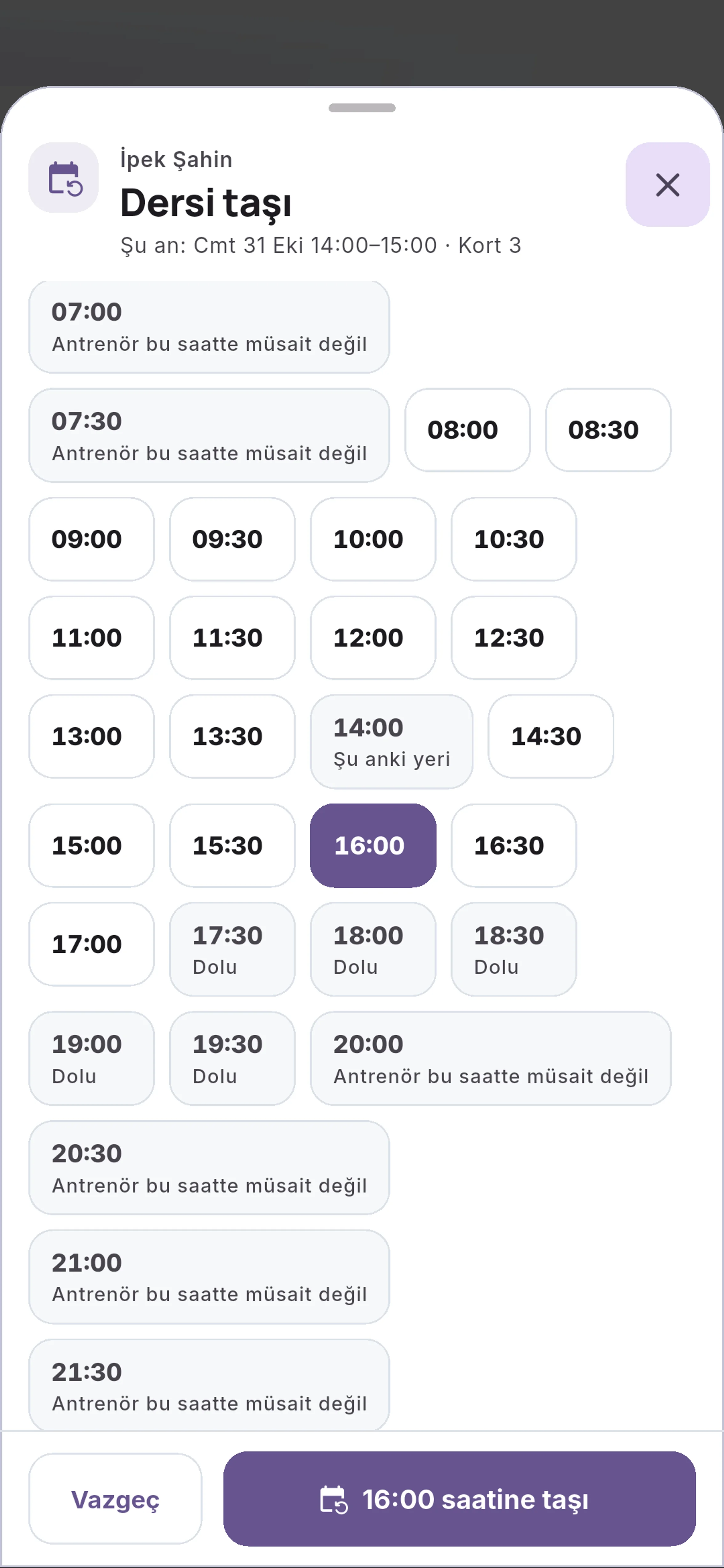 Taşımayı onaylayın için yakın görünüm