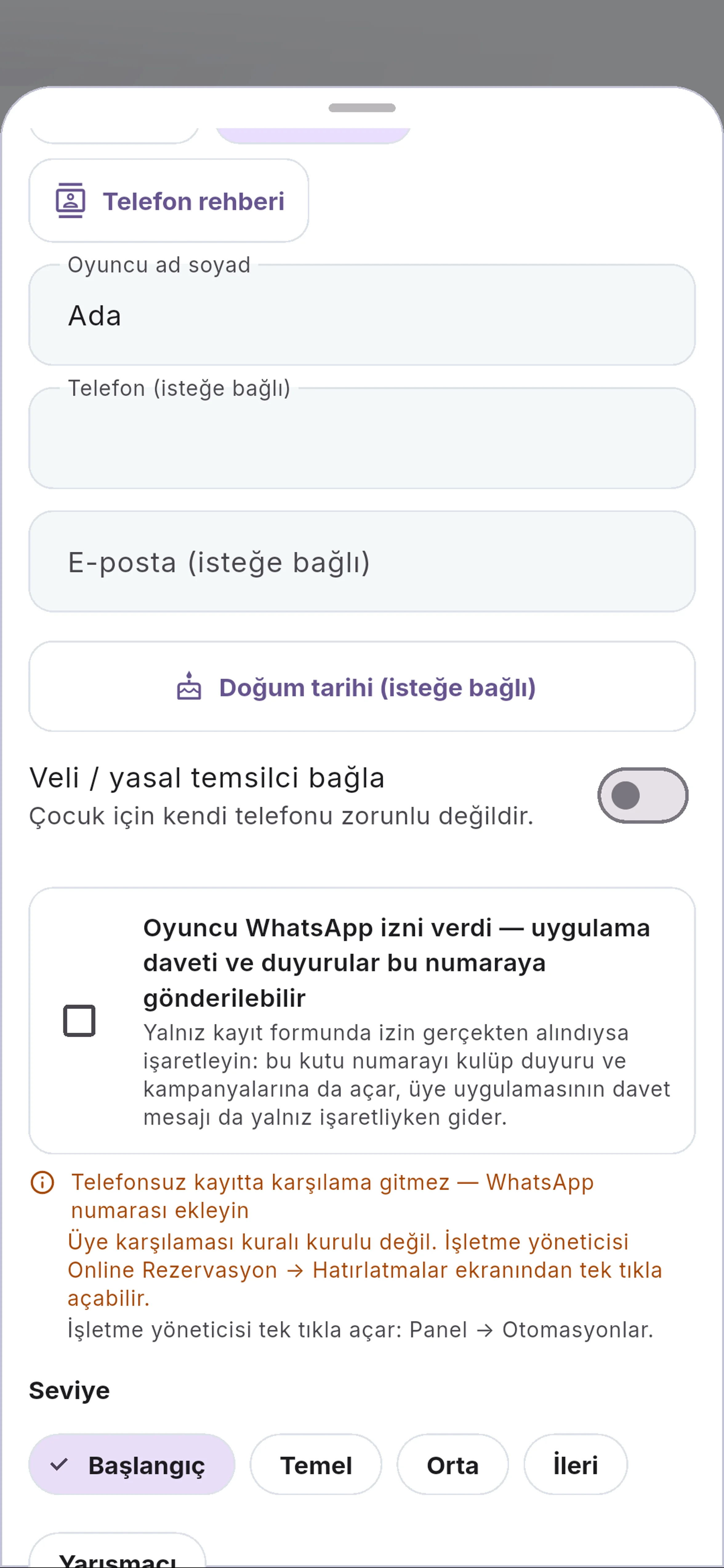 Kişi alanını okuyun için yakın görünüm