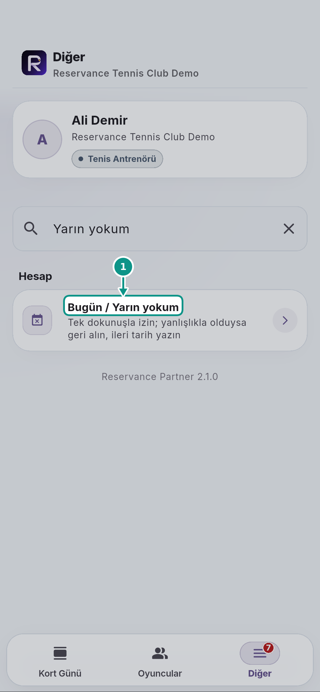 Bugün ve yarın için izin yazmak, geri almak: İzin alanını açın