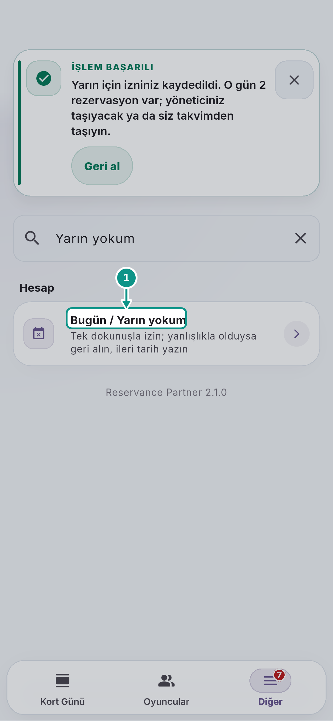 Bugün ve yarın için izin yazmak, geri almak: Geri alma yolunu açın