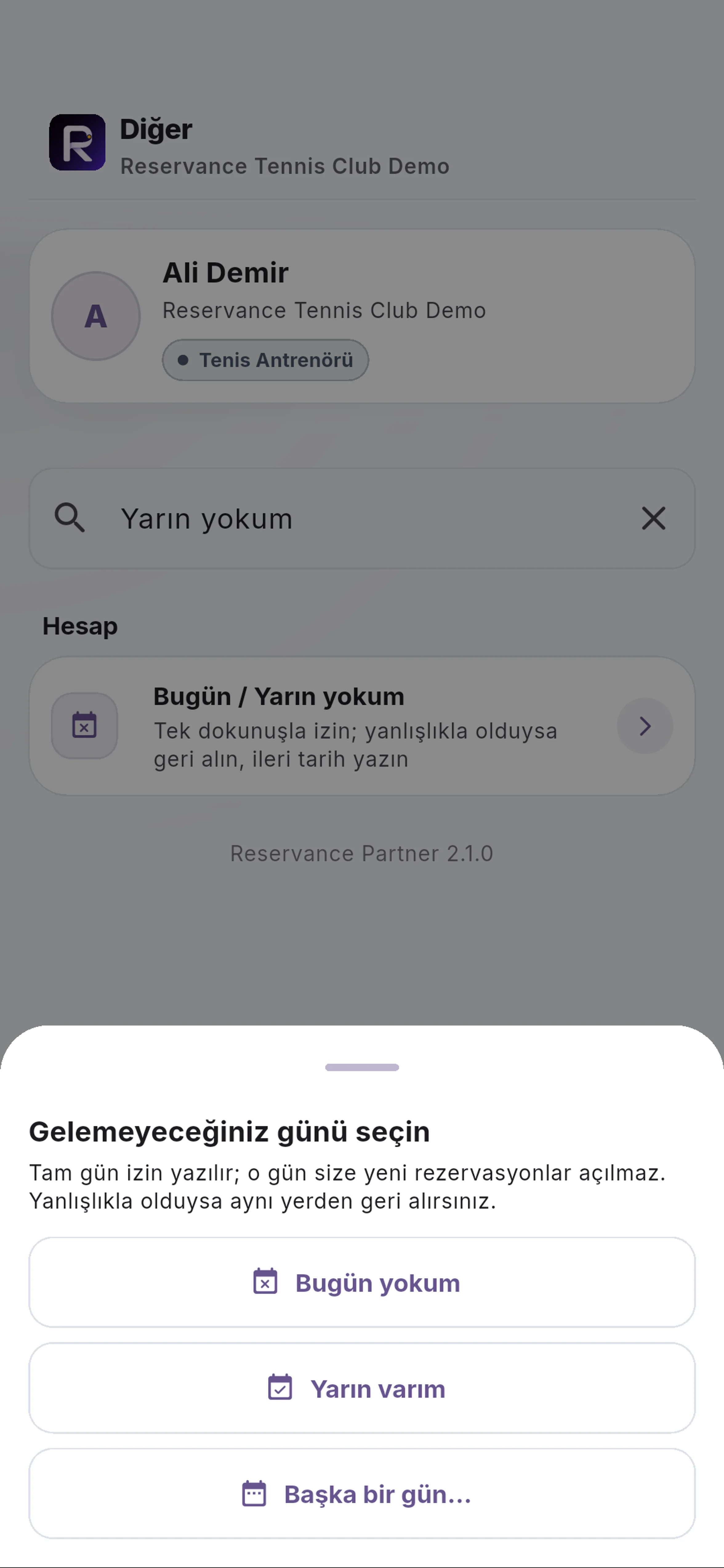 Müsaitliği geri açın için yakın görünüm