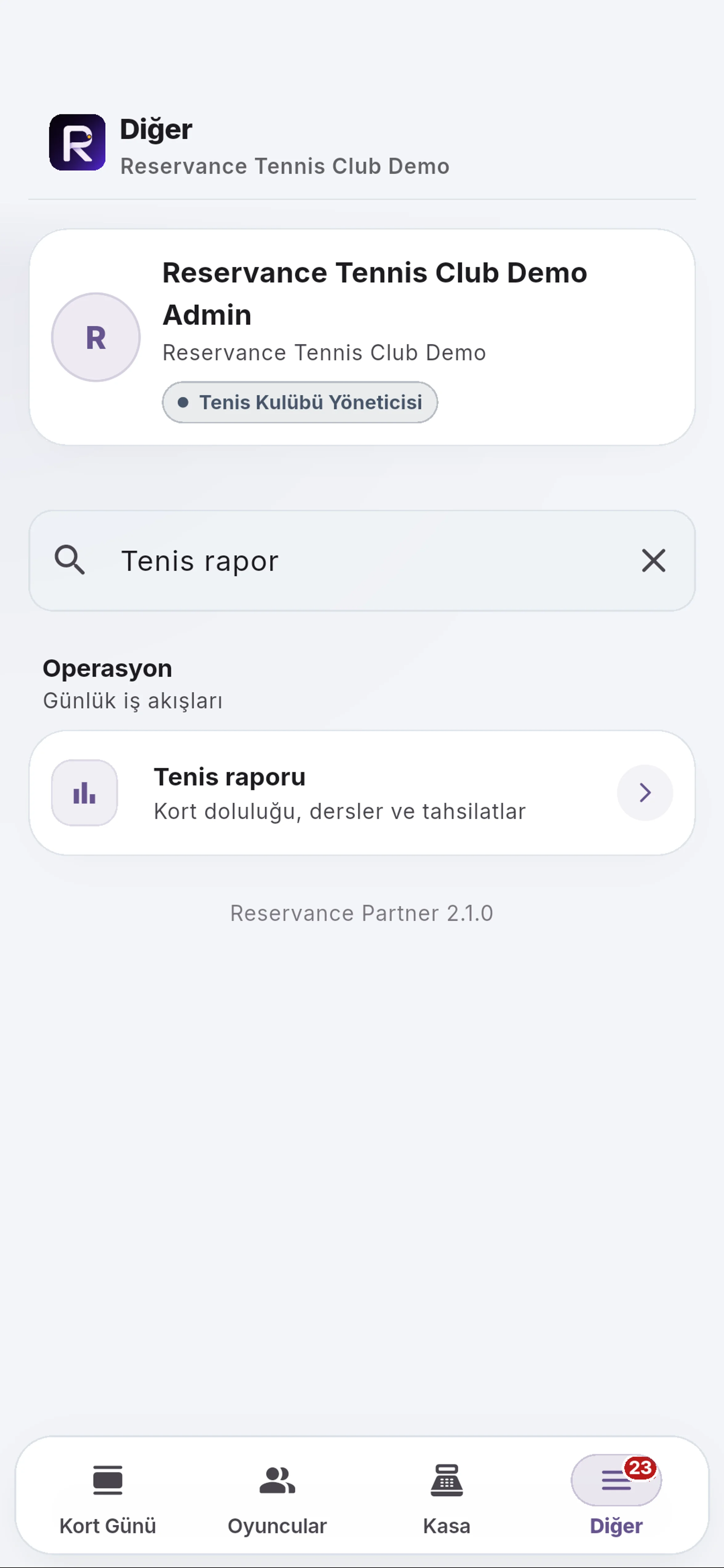 Raporu açın için yakın görünüm