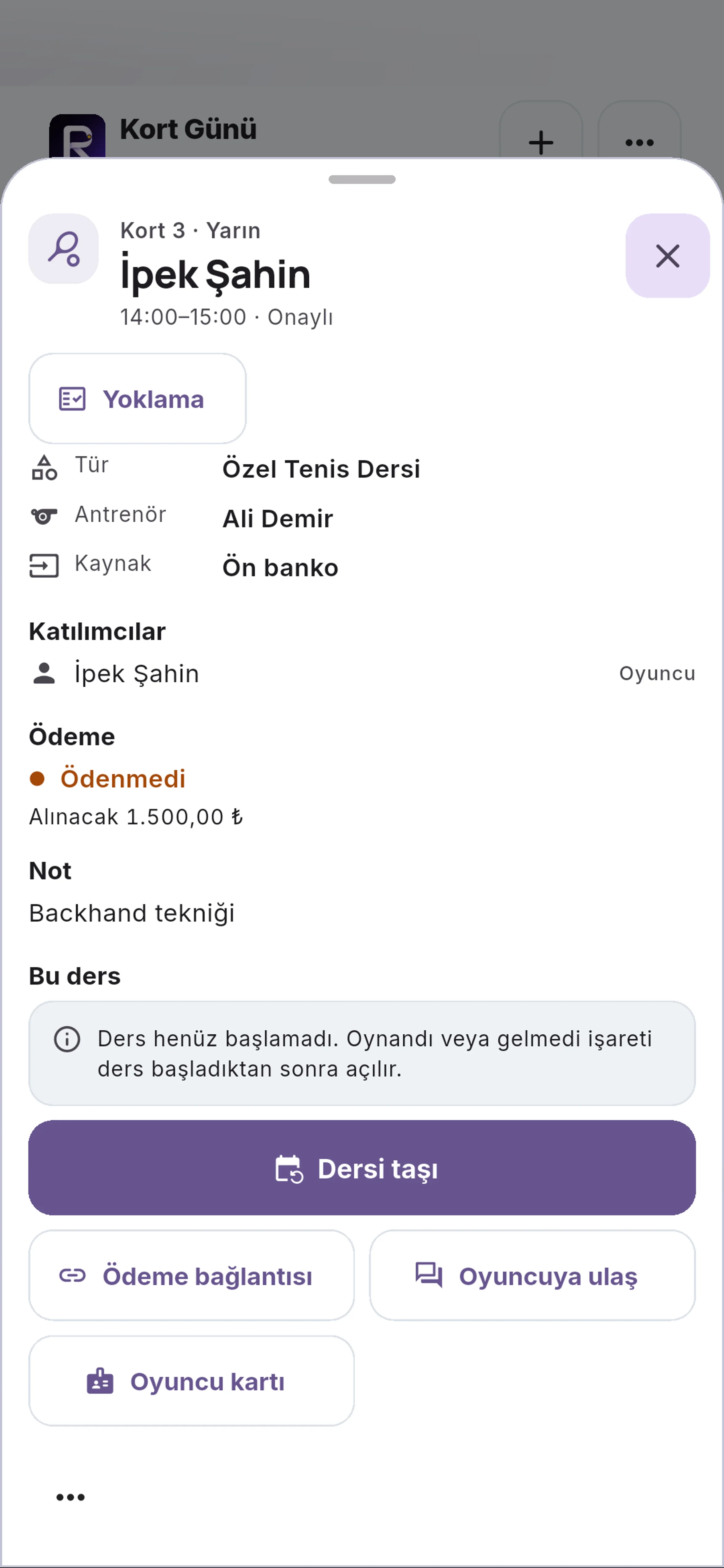 Katılımcıları ayırın için yakın görünüm