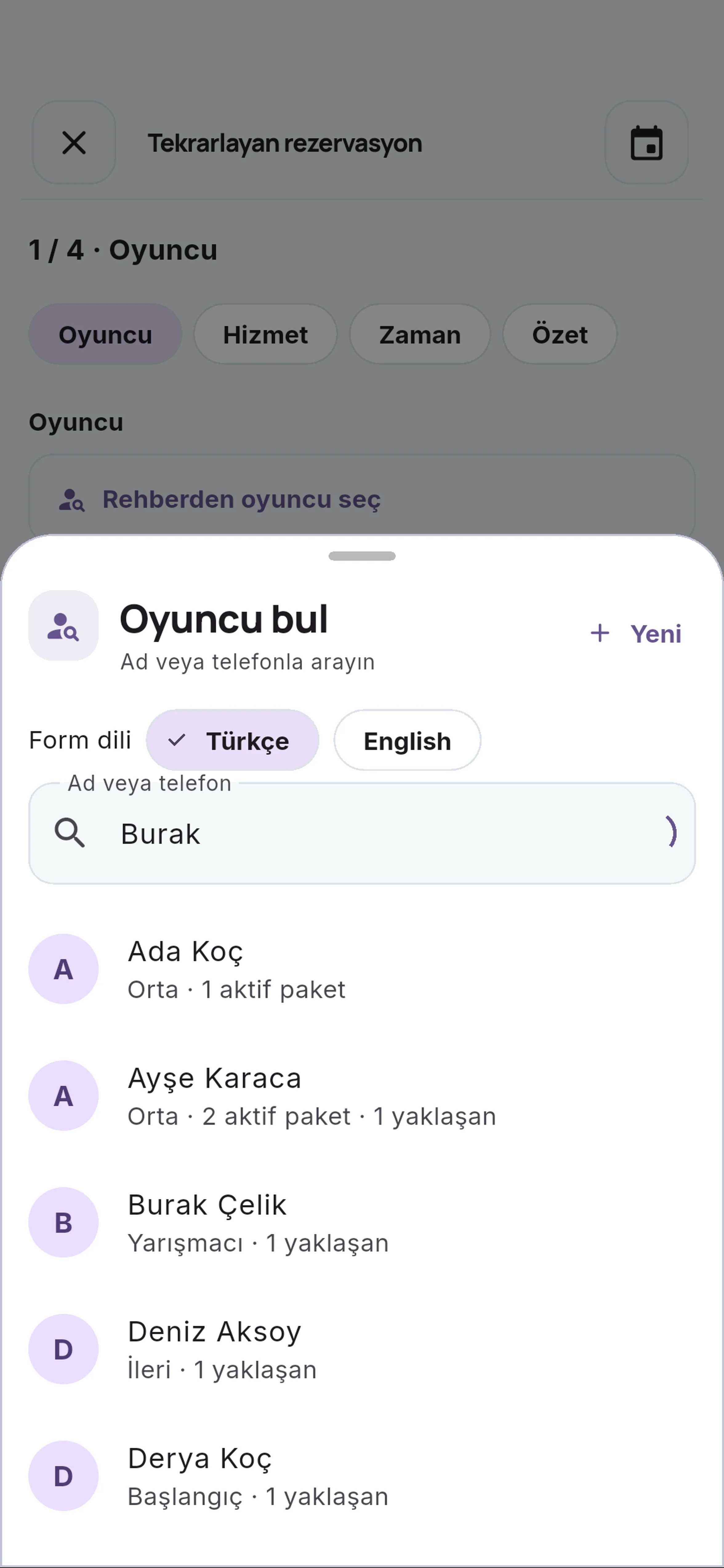 Burak Çelik için yakın görünüm