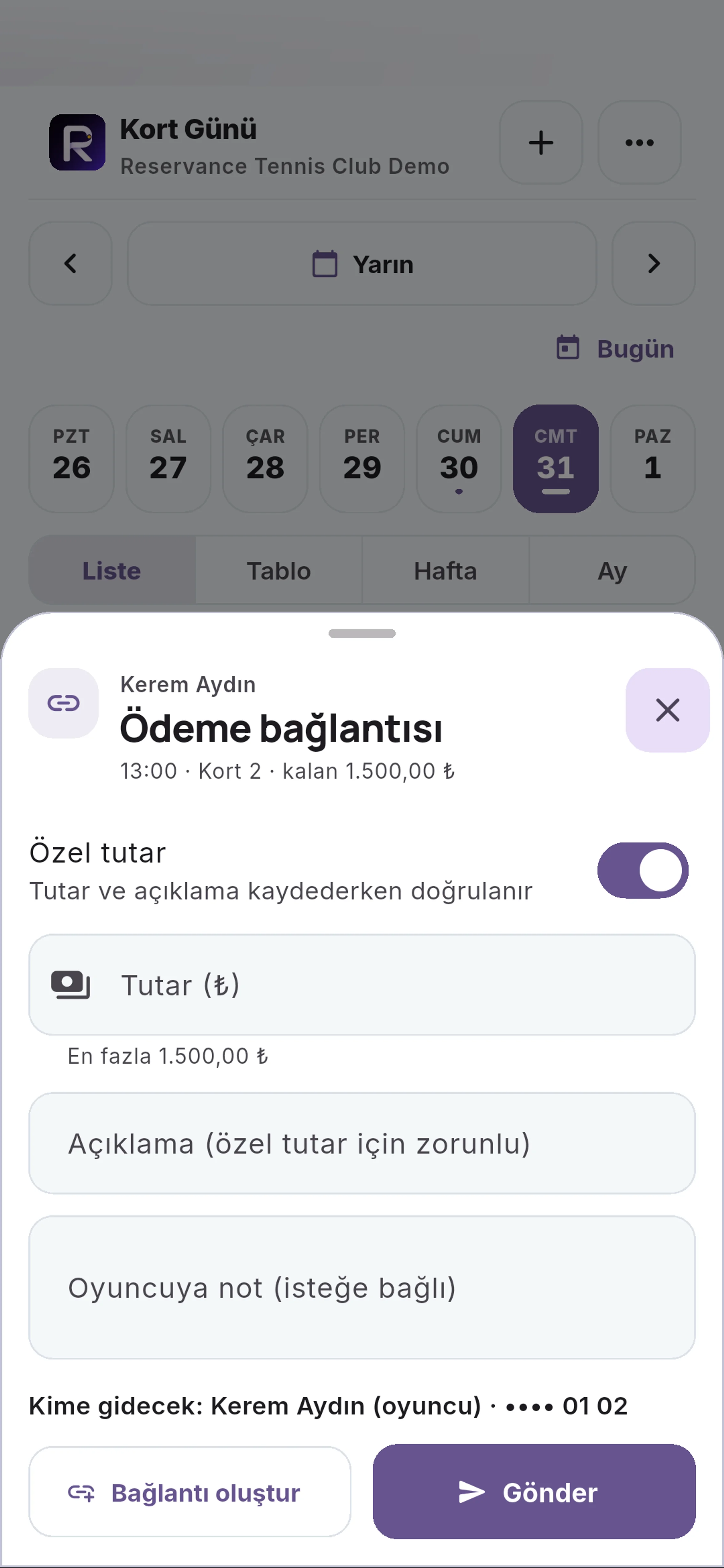 Tahsilata geri dönün için yakın görünüm