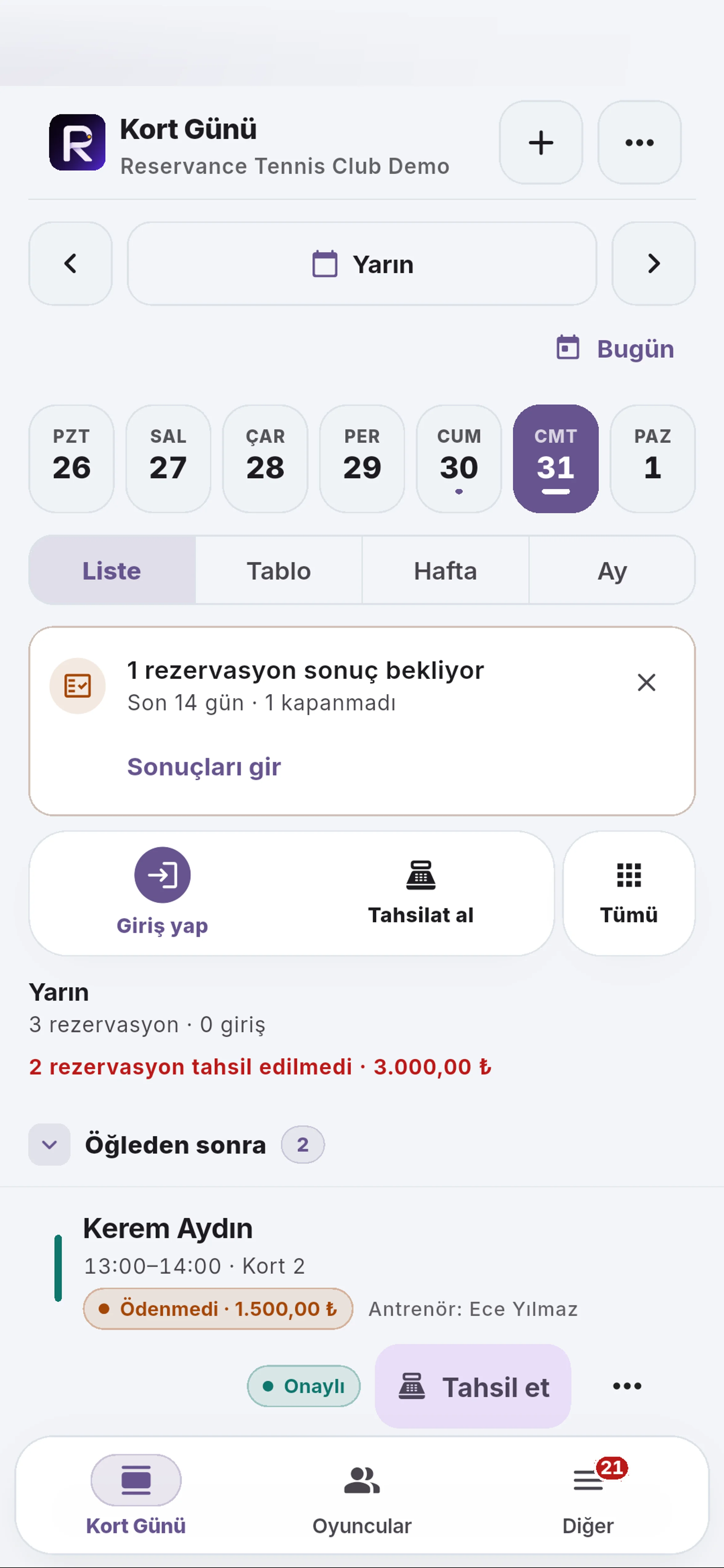 Tahsilat yöntemini açın için yakın görünüm