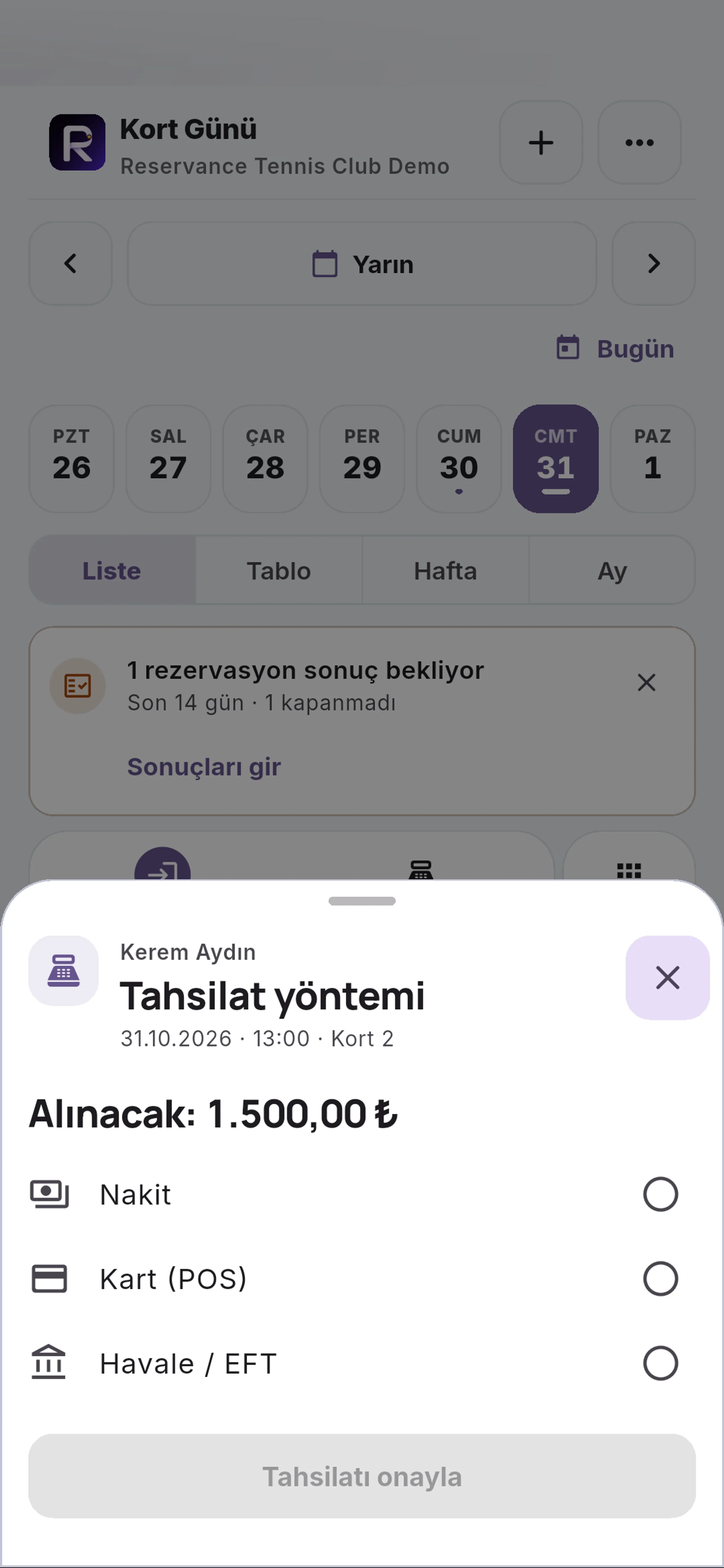 Yöntemi seçin için yakın görünüm