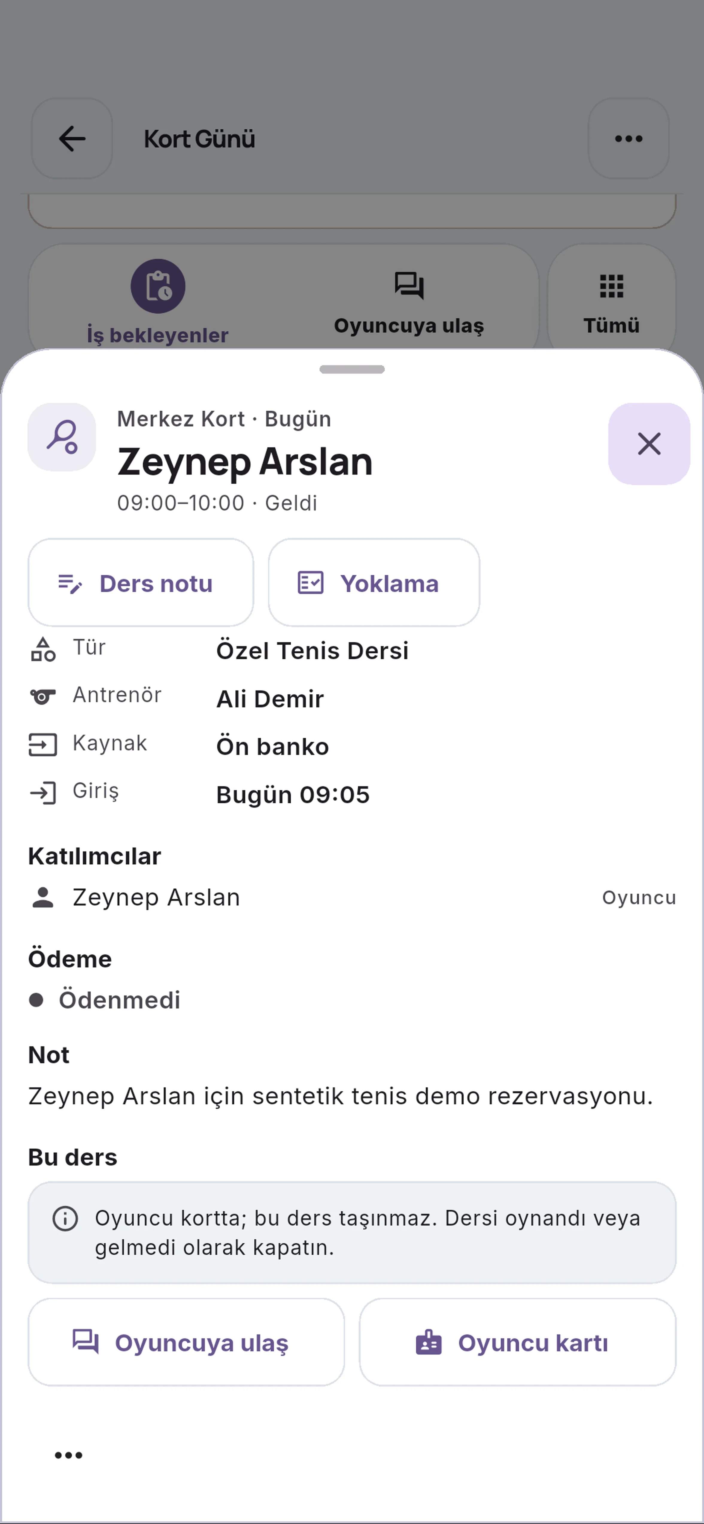 Yoklamayı açın için yakın görünüm