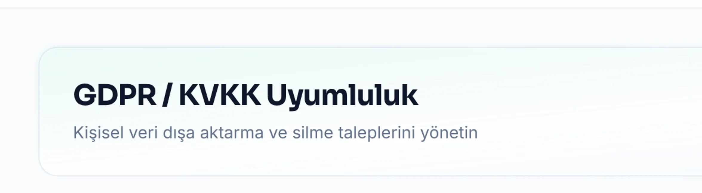 Oyuncunun veri talebini nasıl izlerim?: Kapsamı belirleyin